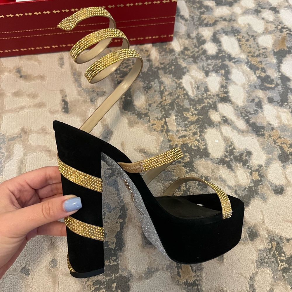 Rene Caovilla platform heels - Picture 4 of 8